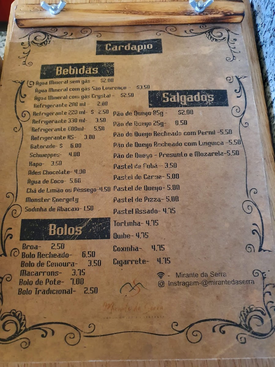 Menu Mirante Da Serra-2