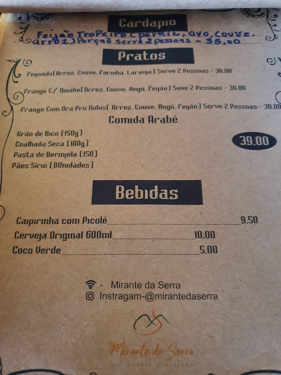 Menu Mirante Da Serra-5